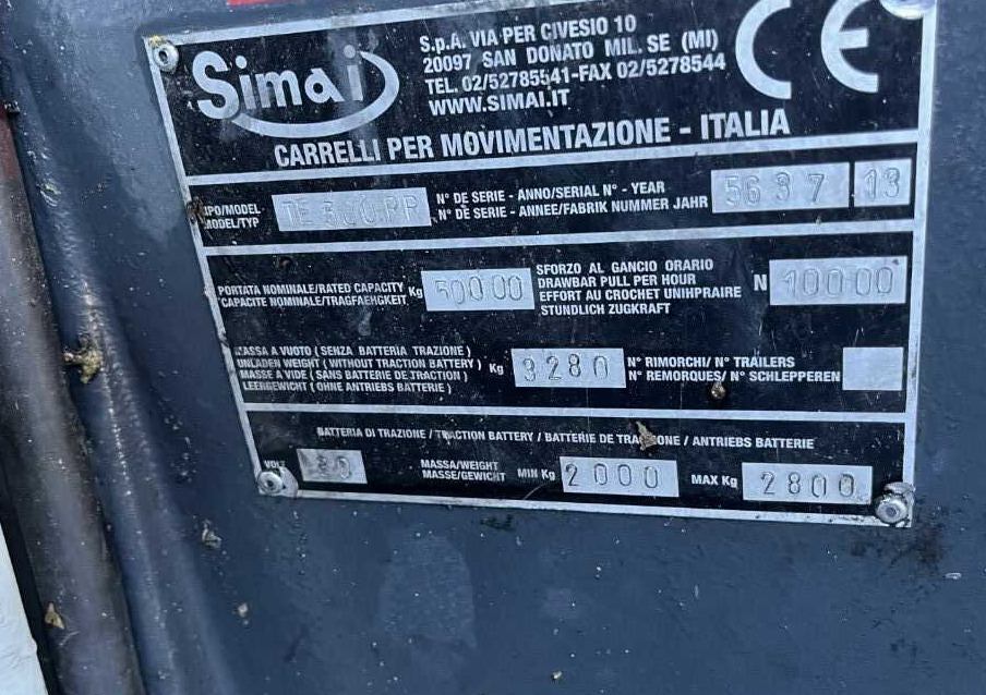 Simai TE500RR - Chariot tracteur: photos 4 Simai TE500RR - Chariot tracteur: photos 4