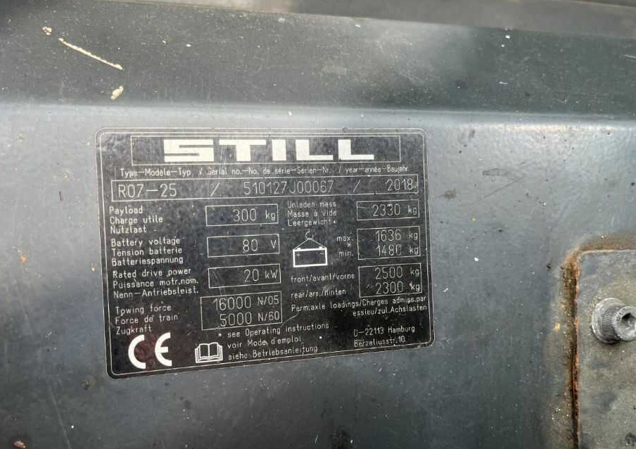 Still R07-25 - Chariot tracteur: photos 4 Still R07-25 - Chariot tracteur: photos 4