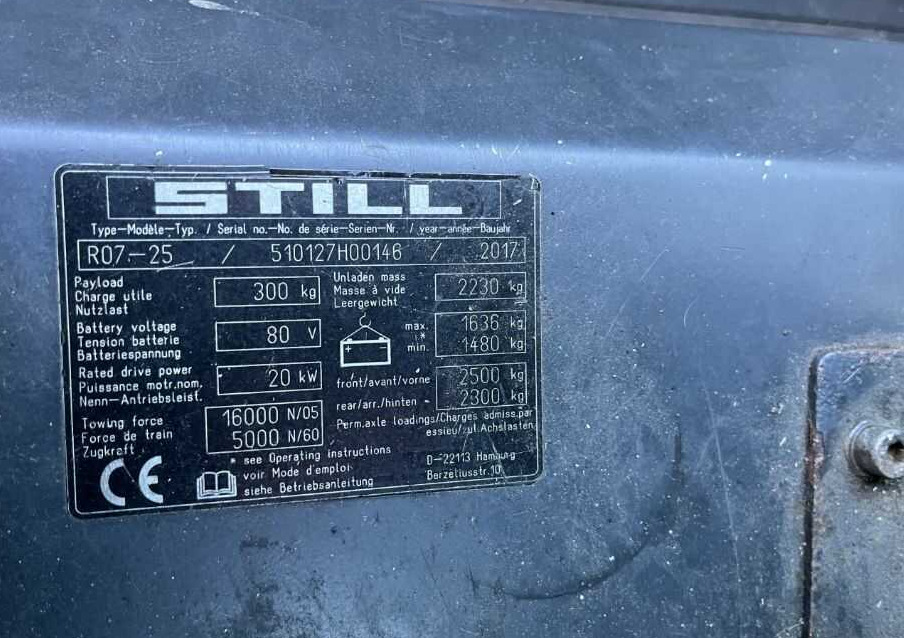 Still R07-25 - Chariot tracteur: photos 4 Still R07-25 - Chariot tracteur: photos 4