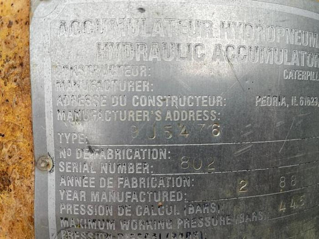 Caterpillar HG/08 VERRIN BENNE 769C 769D 771C 771D - - Suspension: photos 5 Caterpillar HG/08 VERRIN BENNE 769C 769D 771C 771D - - Suspension: photos 5