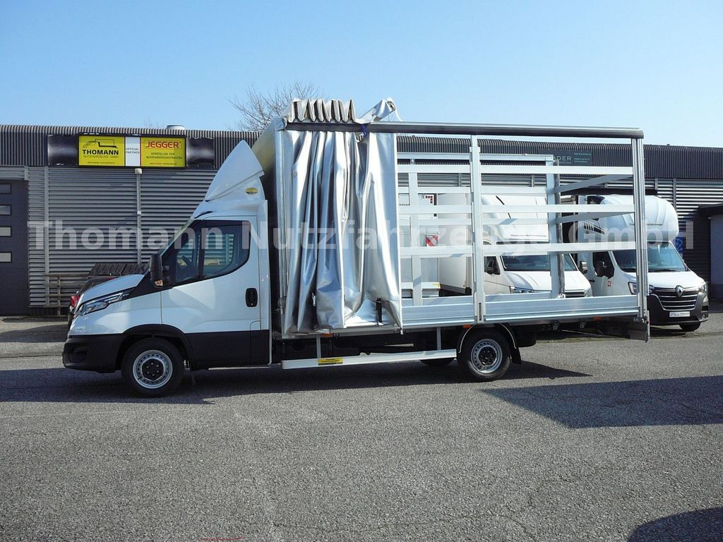 Iveco Daily 35S18 Pritsche Plane Edscha Verdeck - Utilitaire rideaux coulissants (PLSC): photos 1 Iveco Daily 35S18 Pritsche Plane Edscha Verdeck - Utilitaire rideaux coulissants (PLSC): photos 1