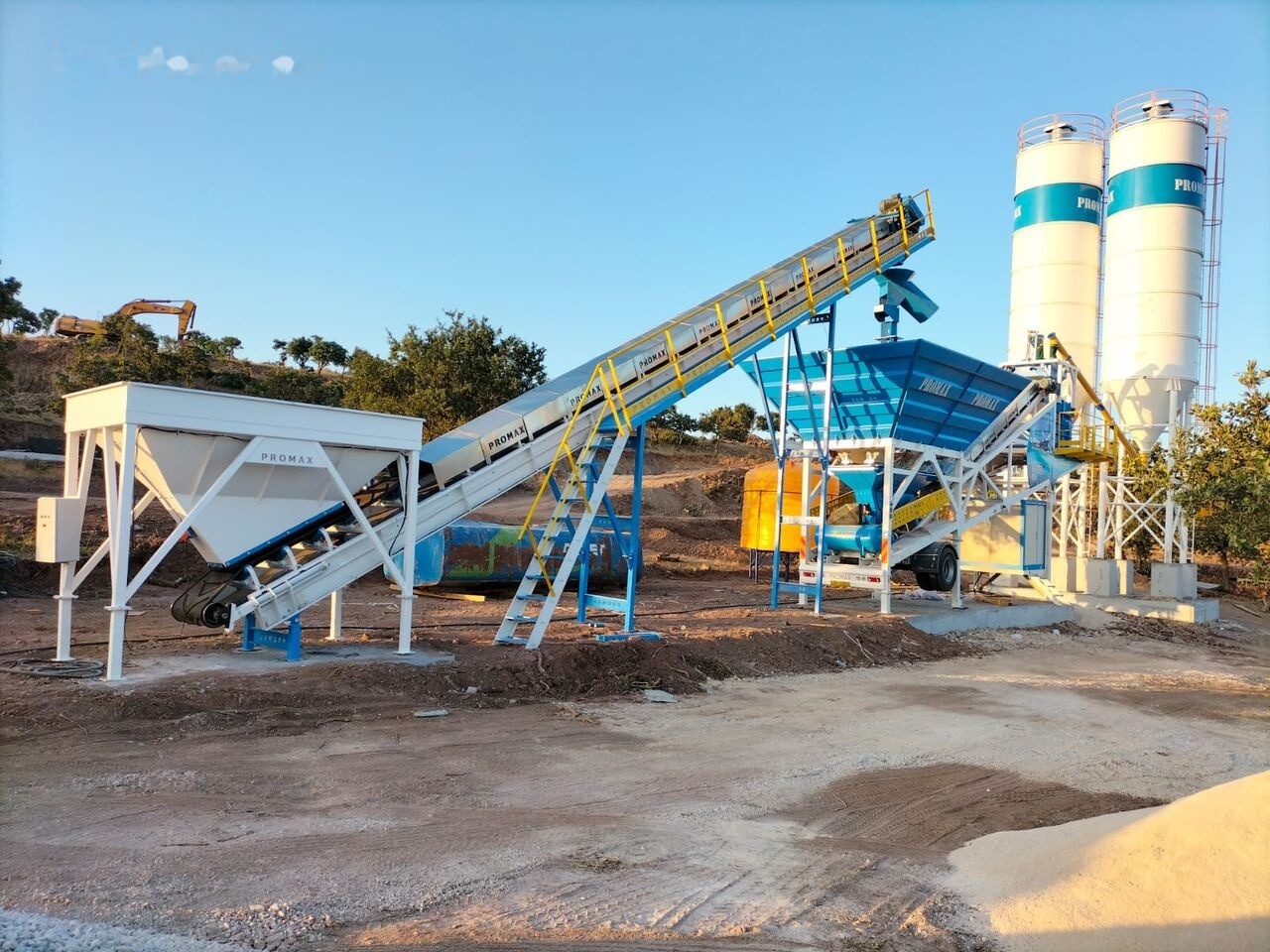 Centrale à béton neuf Promax Mobile Concrete Batching Plant PROMAX M60-SNG (60m3/h): photos 17