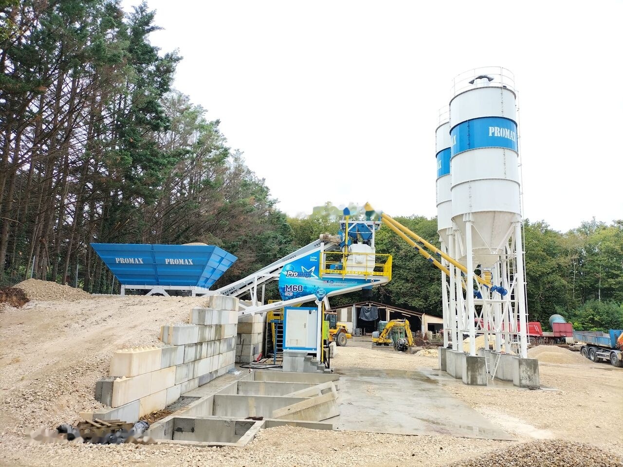 Centrale à béton neuf Promax Mobile Concrete Batching Plant PROMAX M60-SNG (60m3/h): photos 22