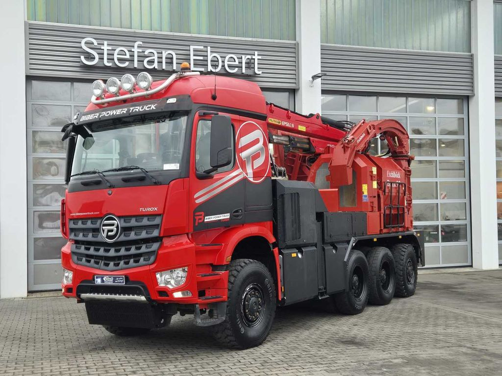 Mercedes-Benz TUROX 8x8 Eschlböck Biber 92 Holzhacker / 1.512h - Camion: photos 1 Mercedes-Benz TUROX 8x8 Eschlböck Biber 92 Holzhacker / 1.512h - Camion: photos 1
