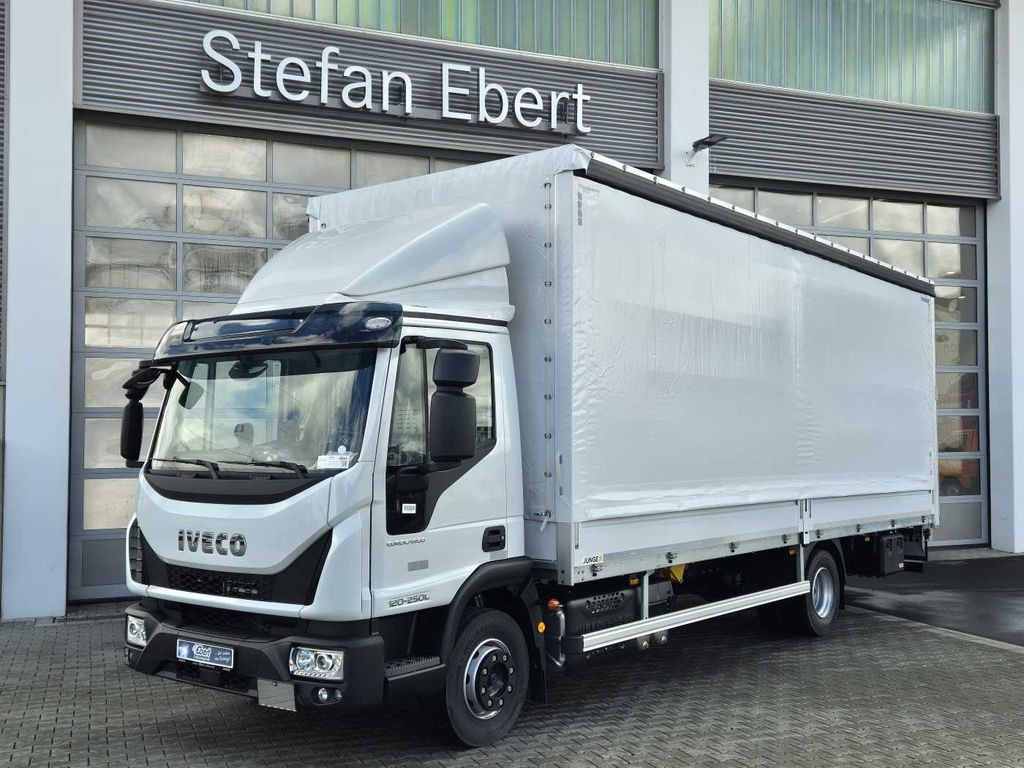Iveco Eurocargo 120-250/P Curtainsider+LBW Spoiler AHK - Camion à rideaux coulissants: photos 1 Iveco Eurocargo 120-250/P Curtainsider+LBW Spoiler AHK - Camion à rideaux coulissants: photos 1