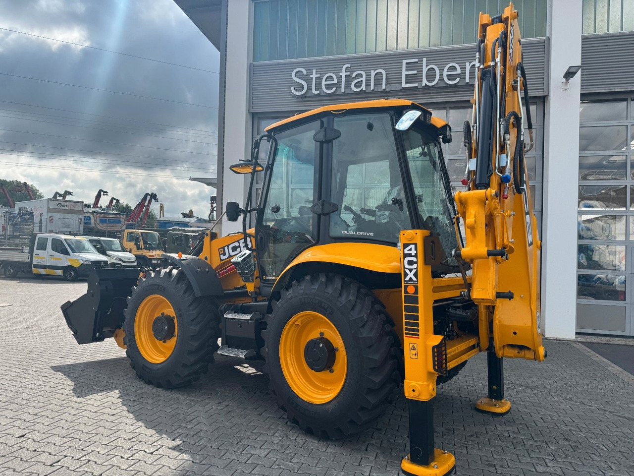 Tractopelle JCB 4CX Pro / Klappschaufel / Dual Drive / Neu: photos 6