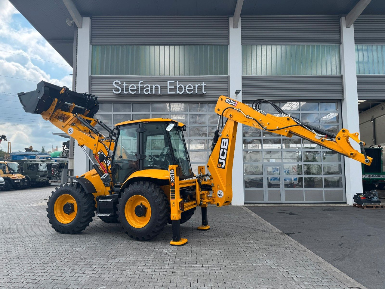 Tractopelle JCB 4CX Pro / Klappschaufel / Dual Drive / Neu: photos 11