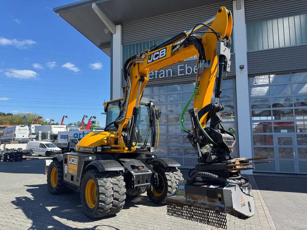 JCB Hydradig HD 110WT / 2021 / 516h! / Tiltrotator - Pelle sur pneus: photos 2 JCB Hydradig HD 110WT / 2021 / 516h! / Tiltrotator - Pelle sur pneus: photos 2