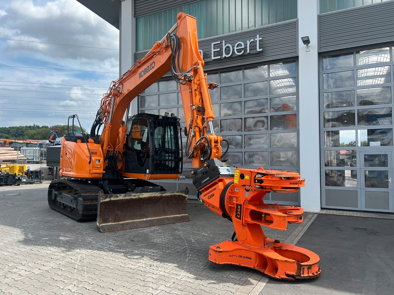 Kobelco ED160 BR-7 / nur 999h! / Woodcracker Löffelpaket - Pelle sur chenille: photos 3 Kobelco ED160 BR-7 / nur 999h! / Woodcracker Löffelpaket - Pelle sur chenille: photos 3