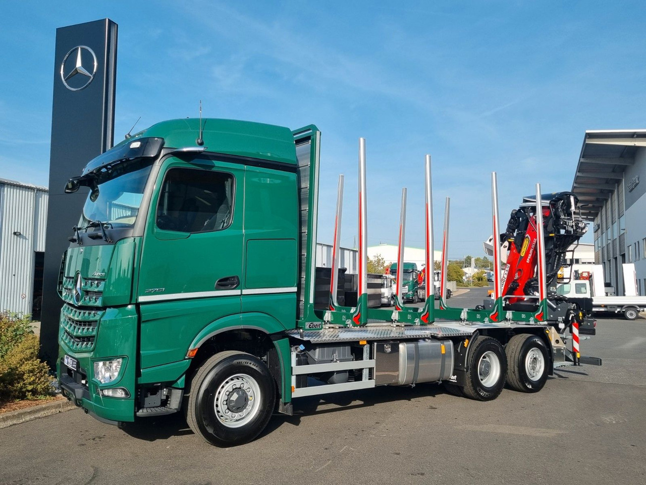 Mercedes-Benz Arocs 2551 L 6x2/4 HAD Palfinger Epsilon TZ12 - Camion grumier, Camion grue: photos 2 Mercedes-Benz Arocs 2551 L 6x2/4 HAD Palfinger Epsilon TZ12 - Camion grumier, Camion grue: photos 2