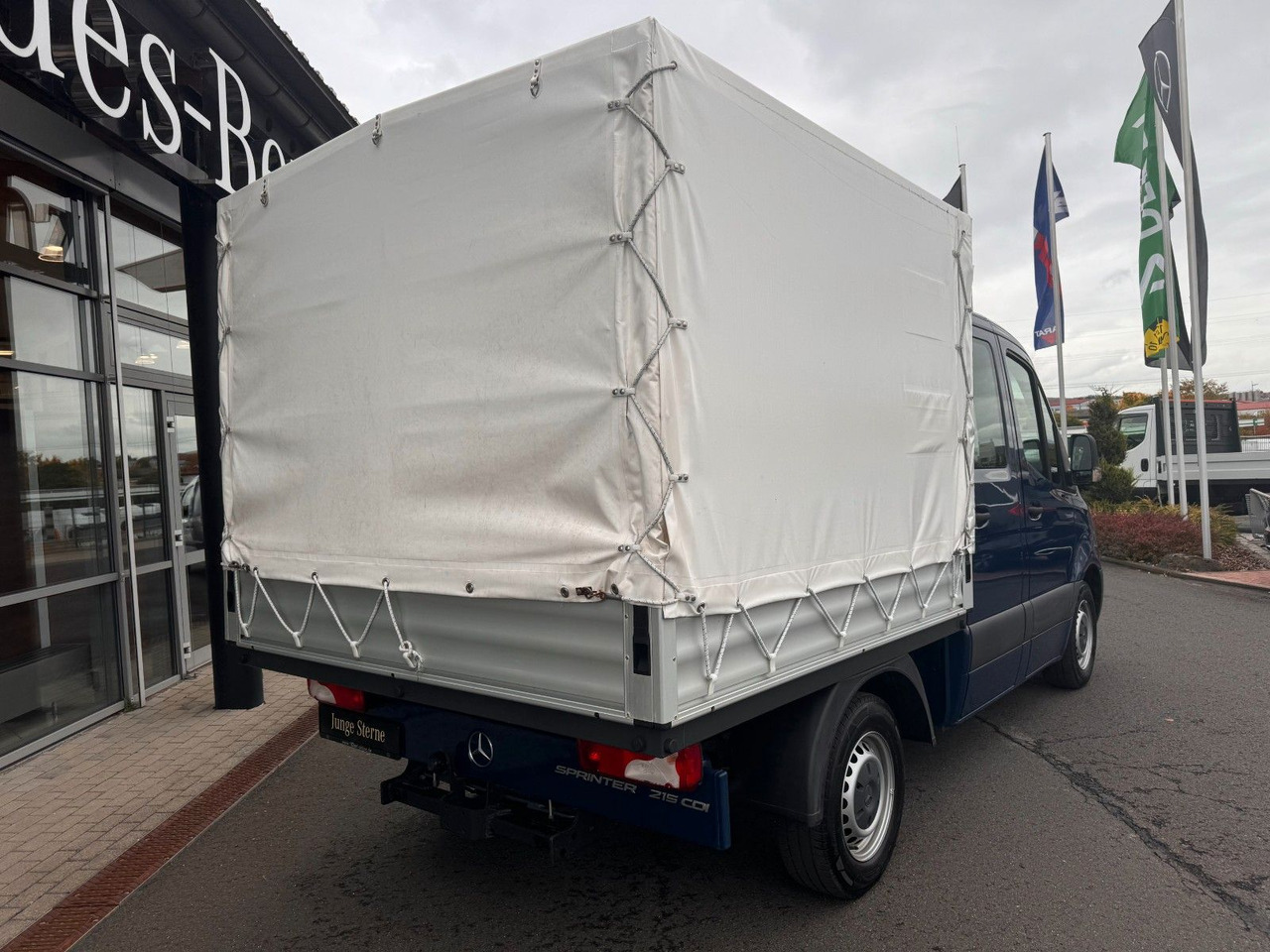 Mercedes-Benz Sprinter 215 CDI DoKa 9G Klima AHK SHZ - Utilitaire rideaux coulissants (PLSC), Utilitaire double cabine: photos 4 Mercedes-Benz Sprinter 215 CDI DoKa 9G Klima AHK SHZ - Utilitaire rideaux coulissants (PLSC), Utilitaire double cabine: photos 4