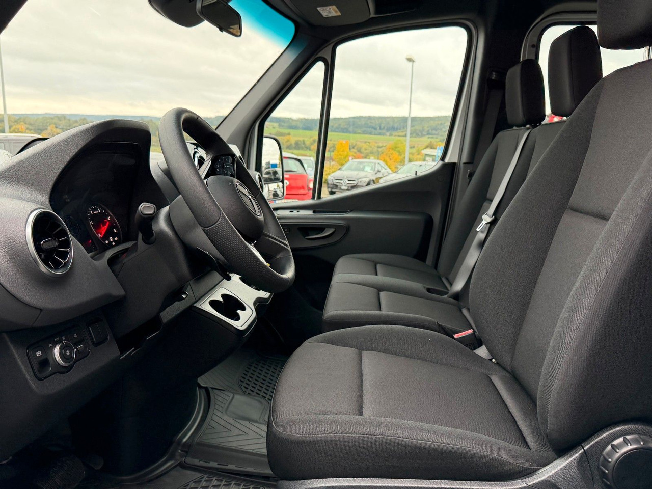 Utilitaire rideaux coulissants (PLSC), Utilitaire double cabine Mercedes-Benz Sprinter 319 CDI 3665 DoKa AHK Klima LED: photos 10