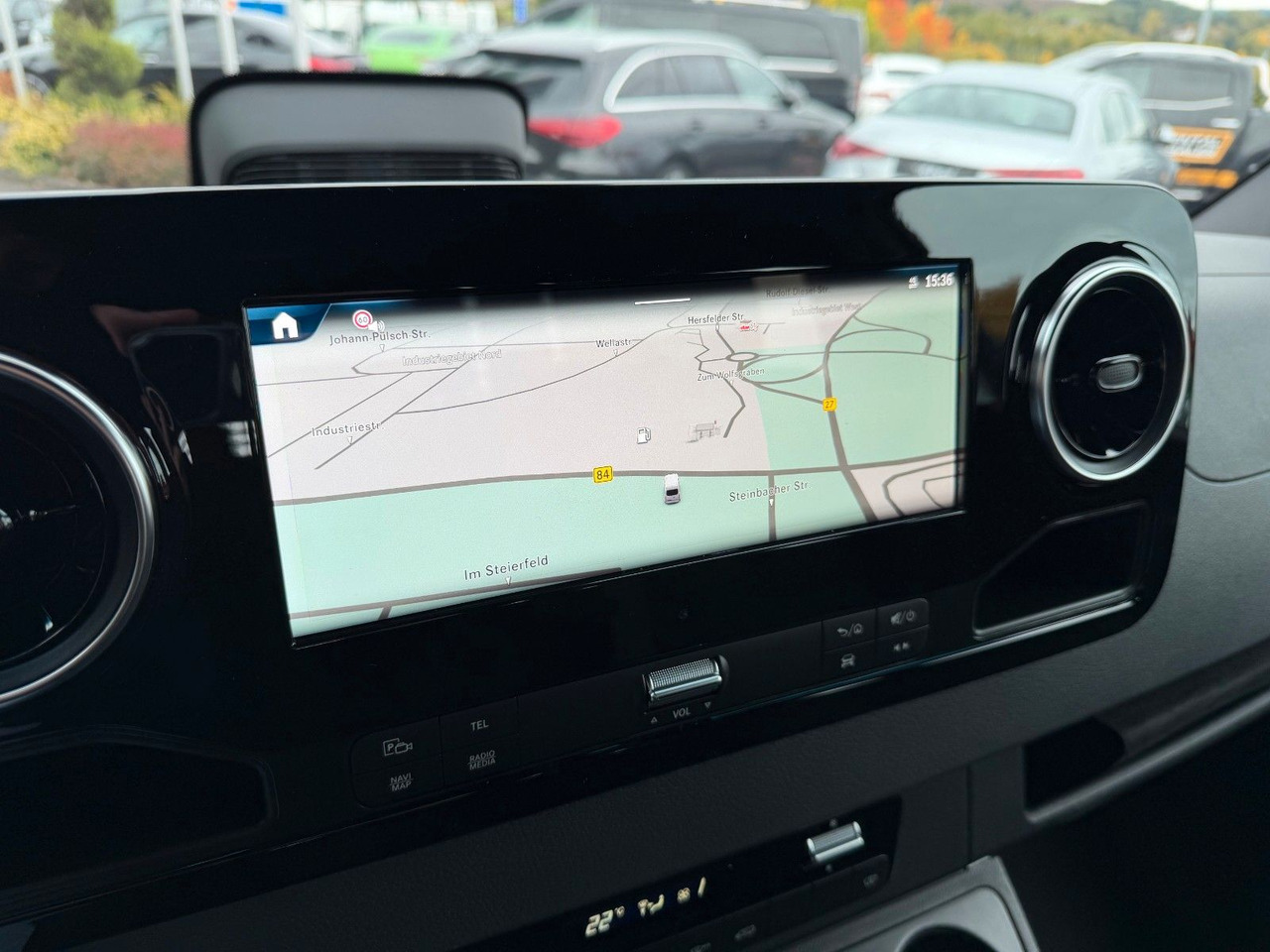 Utilitaire rideaux coulissants (PLSC), Utilitaire double cabine Mercedes-Benz Sprinter 319 CDI 3665 DoKa AHK Klima LED: photos 14