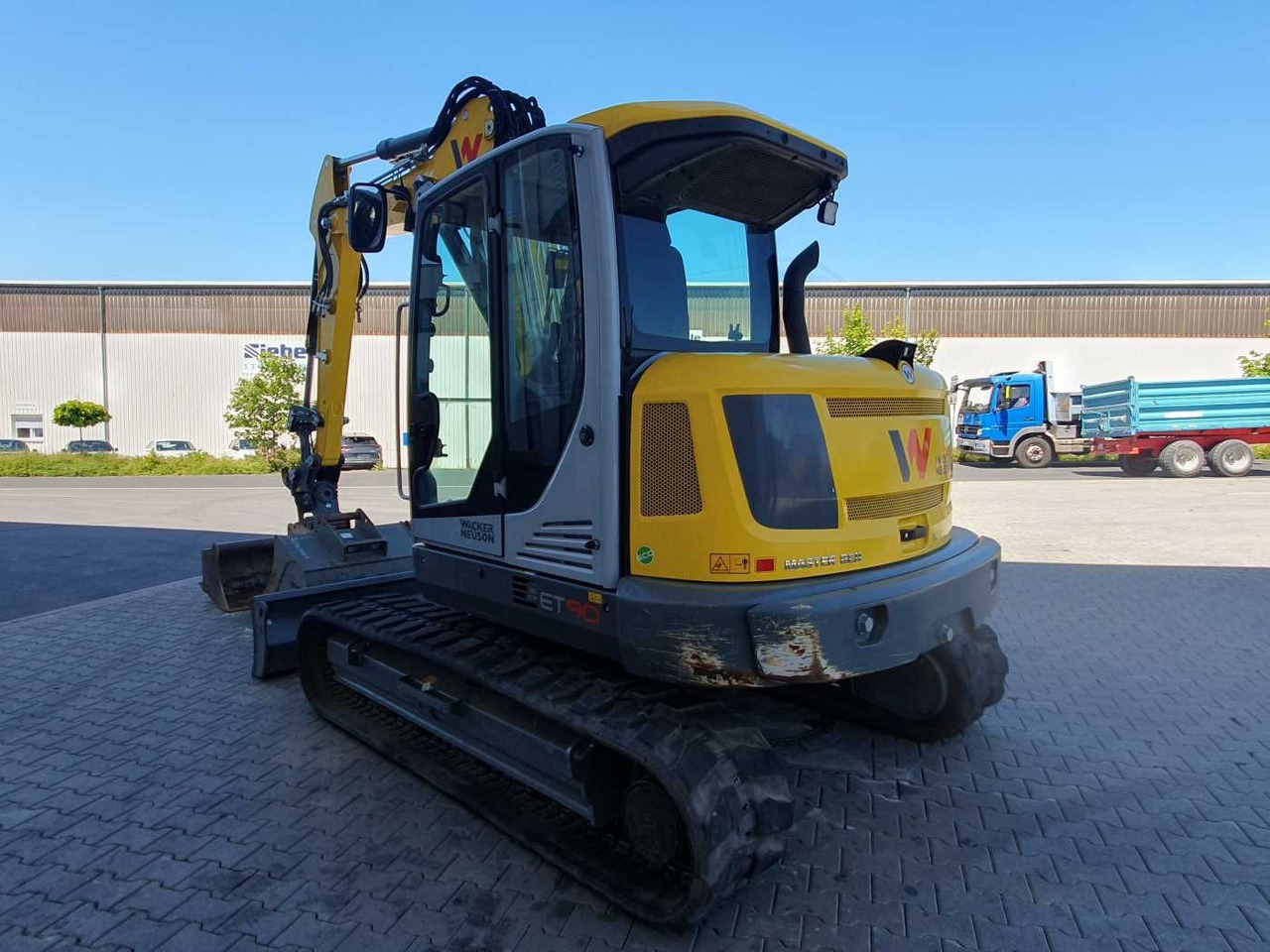 Wacker ET90 / HS08 / nur 1.244h! / Greifer/ Löffelpaket - Mini pelle: photos 5 Wacker ET90 / HS08 / nur 1.244h! / Greifer/ Löffelpaket - Mini pelle: photos 5