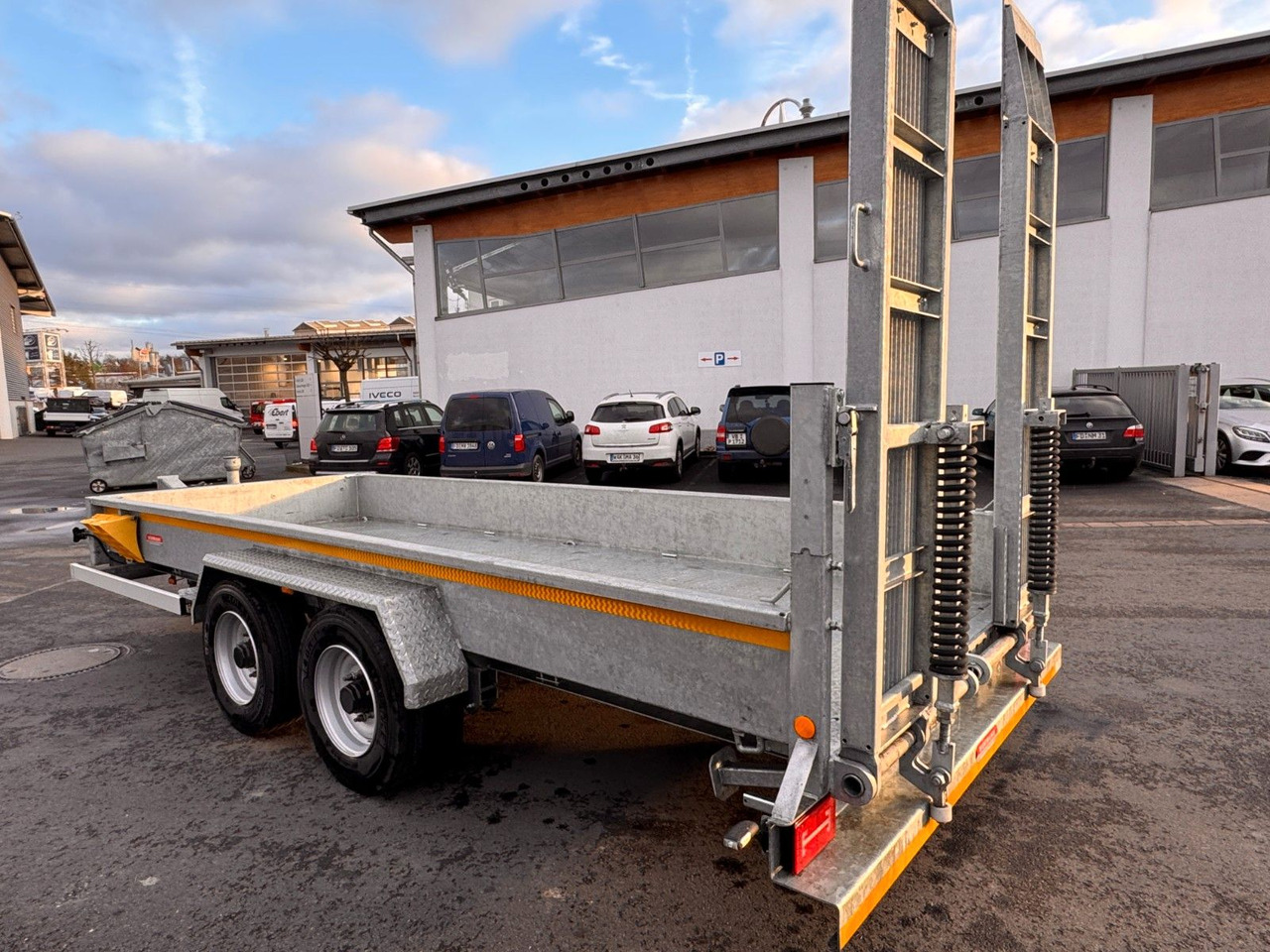 Wörmann BauTL105.55/200 Rampen verzinkt - Remorque porte-engin surbaissée: photos 4 Wörmann BauTL105.55/200 Rampen verzinkt - Remorque porte-engin surbaissée: photos 4