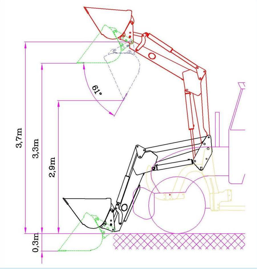 Hydrometal front loader AT-30 - Chargeur frontal pour tracteur: photos 5 Hydrometal front loader AT-30 - Chargeur frontal pour tracteur: photos 5