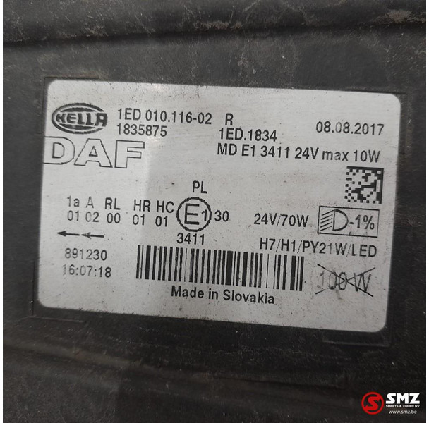 DAF Occ koplamp rechts DAF - Feu avant pour Camion: photos 3 DAF Occ koplamp rechts DAF - Feu avant pour Camion: photos 3