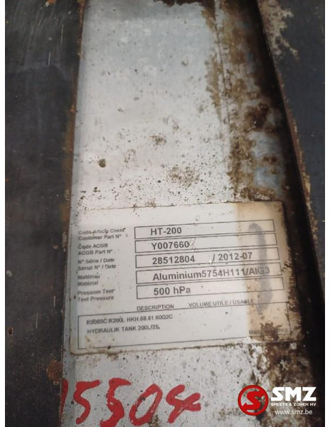 Diversen Occ hydraulische tank HT-200 Hydraultankar - Réservoir hydraulique pour Camion: photos 5 Diversen Occ hydraulische tank HT-200 Hydraultankar - Réservoir hydraulique pour Camion: photos 5