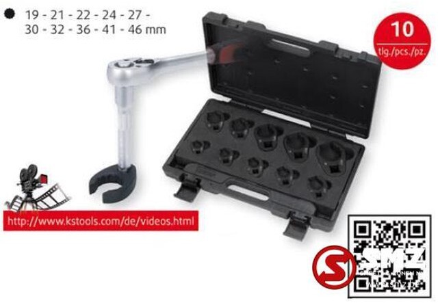 Diversen Open opsteekringsleutelset 19-46 MM 10PCS - Outil automobile: photos 2 Diversen Open opsteekringsleutelset 19-46 MM 10PCS - Outil automobile: photos 2