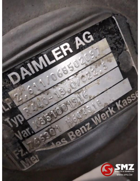 Mercedes-Benz Occ aandrijfas Mercedes Actros MP4 R440-13.0/C22.5 - Demi arbre pour Camion: photos 4 Mercedes-Benz Occ aandrijfas Mercedes Actros MP4 R440-13.0/C22.5 - Demi arbre pour Camion: photos 4