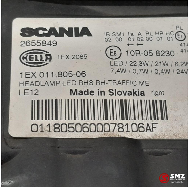Scania Occ koplamp rechts Scania - Feu avant pour Camion: photos 3 Scania Occ koplamp rechts Scania - Feu avant pour Camion: photos 3