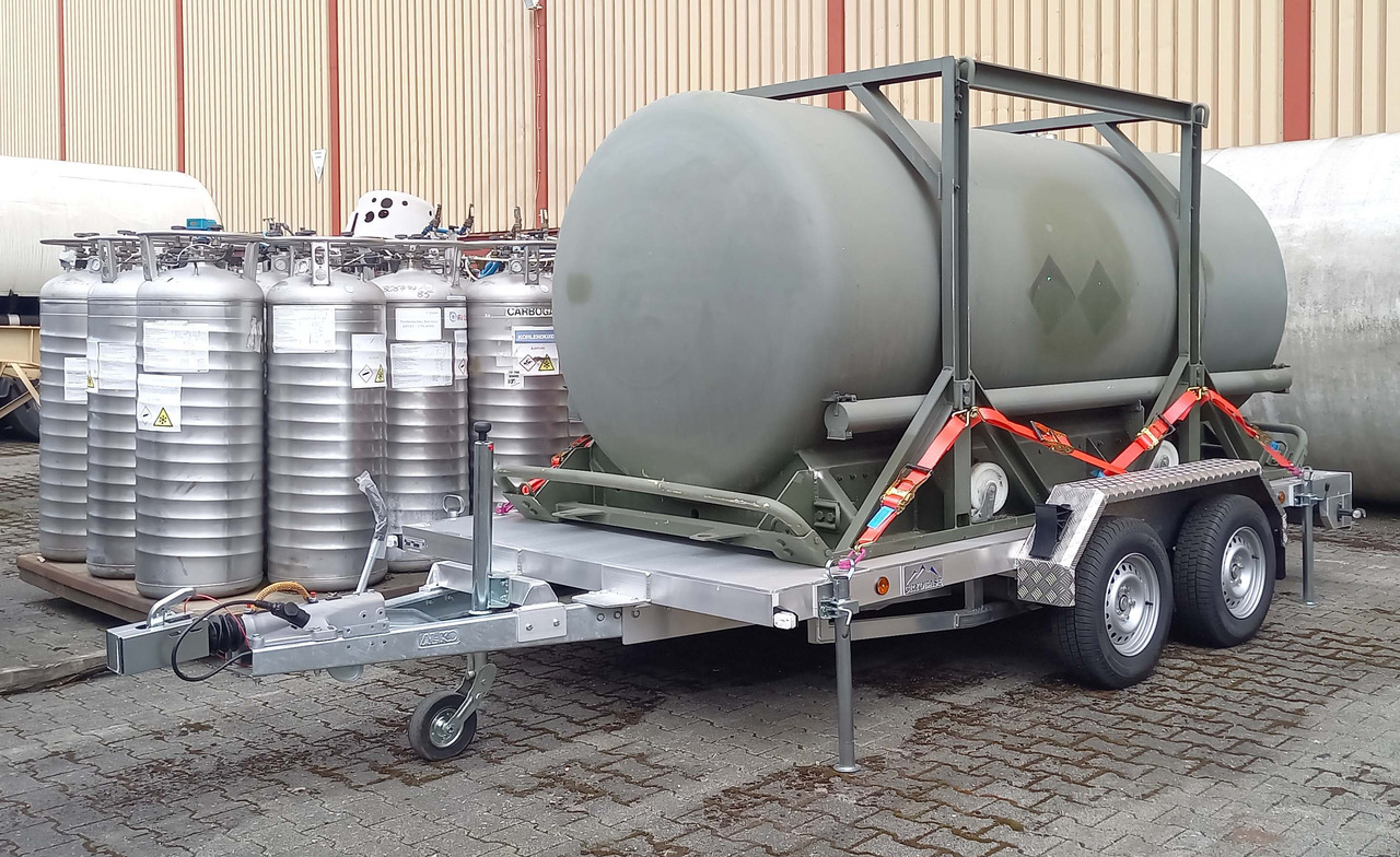 CRYOBASE Gas tank cryogenic trailer used for nitrogen, oxygen, argon - Remorque citerne: photos 1 CRYOBASE Gas tank cryogenic trailer used for nitrogen, oxygen, argon - Remorque citerne: photos 1