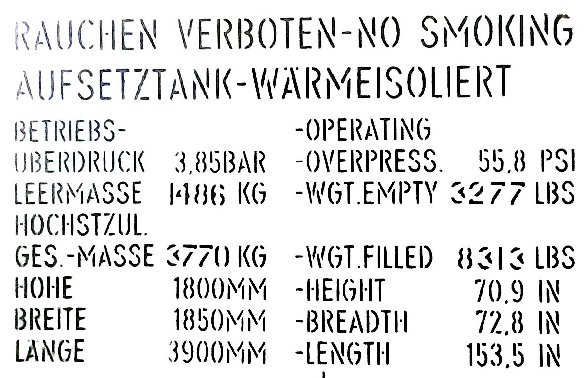Remorque citerne CRYOBASE Gas tank cryogenic trailer used for nitrogen, oxygen, argon: photos 9