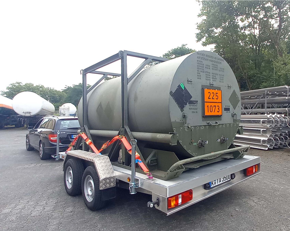Remorque citerne CRYOBASE Gas tank cryogenic trailer used for nitrogen, oxygen, argon: photos 11