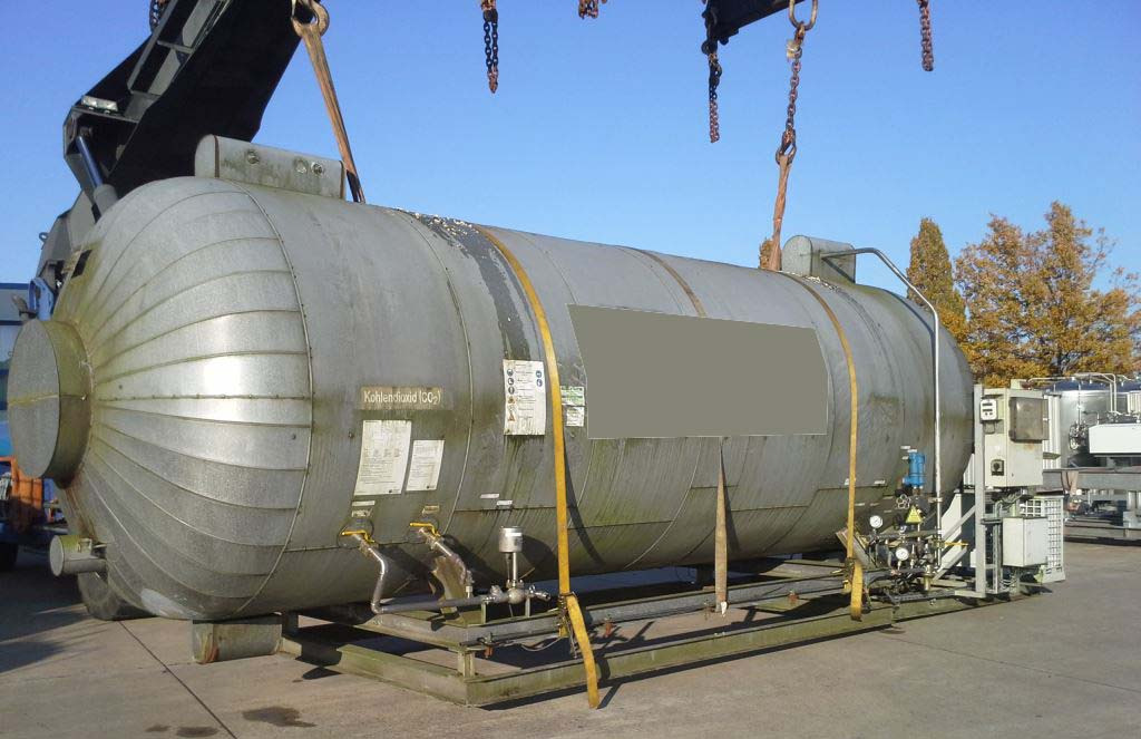 Gas tank used for CO2 liquid Carbon dioxide - Cuve de stockage: photos 1 Gas tank used for CO2 liquid Carbon dioxide - Cuve de stockage: photos 1