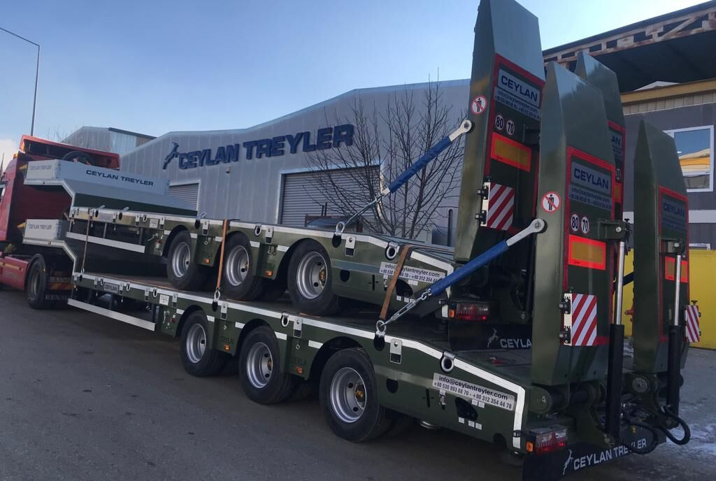 Semi-remorque surbaissé neuf CEYLAN 3 AXLES STANDART & EXTENDABLE LOWBED: photos 27