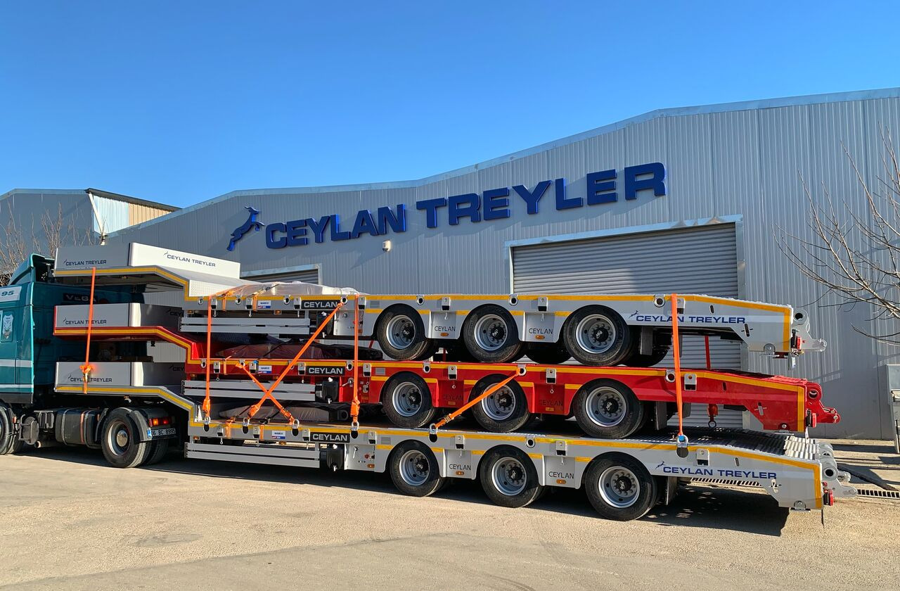 Semi-remorque surbaissé neuf CEYLAN 3 AXLES STANDART & EXTENDABLE LOWBED: photos 23