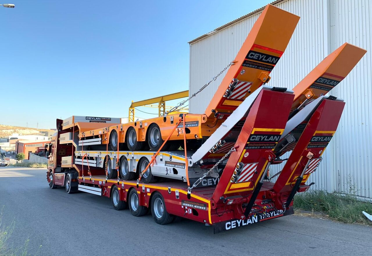 Semi-remorque surbaissé neuf CEYLAN 3 AXLES STANDART & EXTENDABLE LOWBED: photos 15
