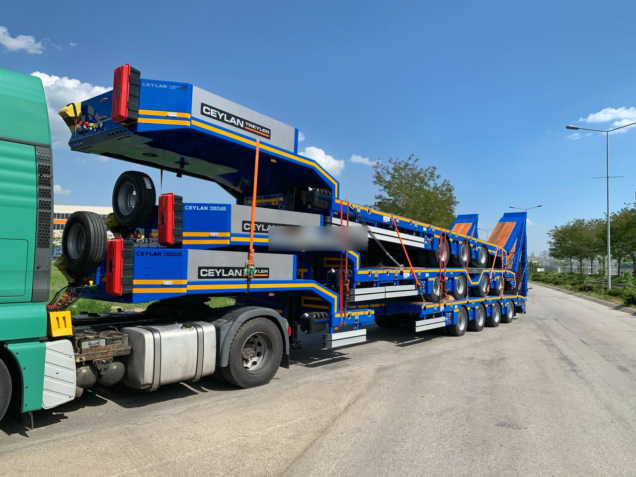 Semi-remorque surbaissé neuf CEYLAN 3 AXLES STANDART & EXTENDABLE LOWBED: photos 26