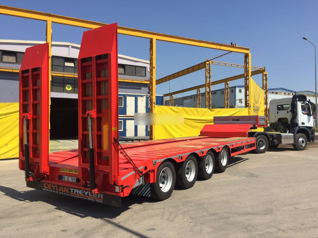 Semi-remorque surbaissé neuf CEYLAN 4 AXLES STANDART & EXTENDABLE LOWBED: photos 11