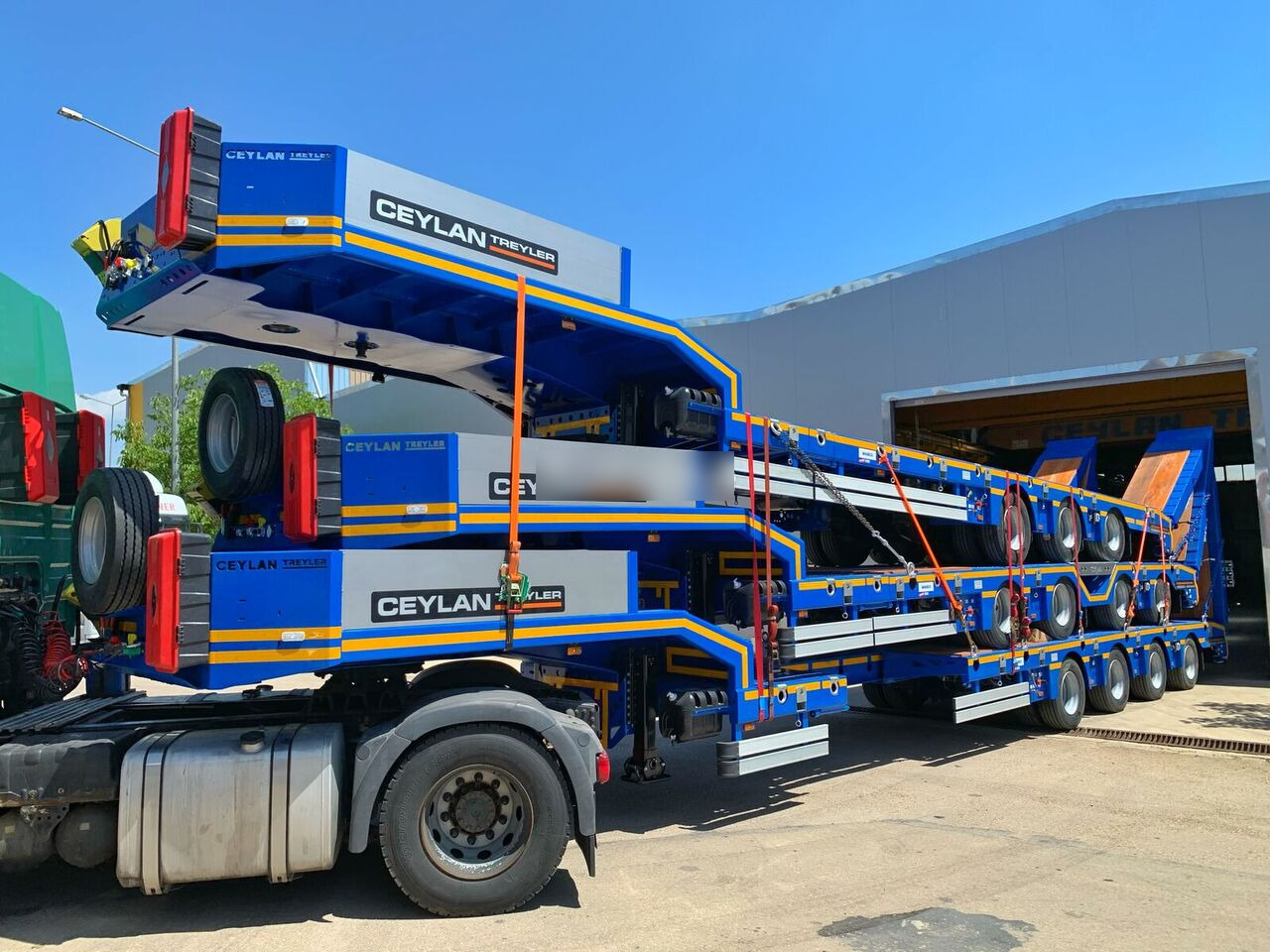Semi-remorque surbaissé neuf CEYLAN 4 AXLES STANDART & EXTENDABLE LOWBED: photos 19