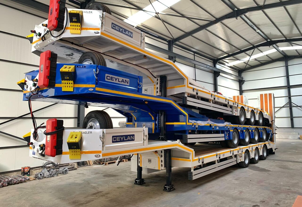 Semi-remorque surbaissé neuf CEYLAN 4 AXLES STANDART & EXTENDABLE LOWBED: photos 26