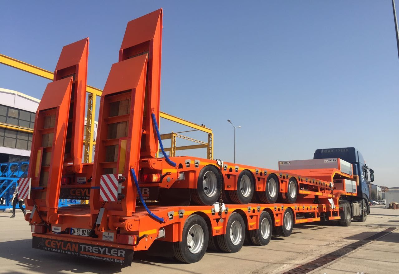Semi-remorque surbaissé neuf CEYLAN 4 AXLES STANDART & EXTENDABLE LOWBED: photos 10