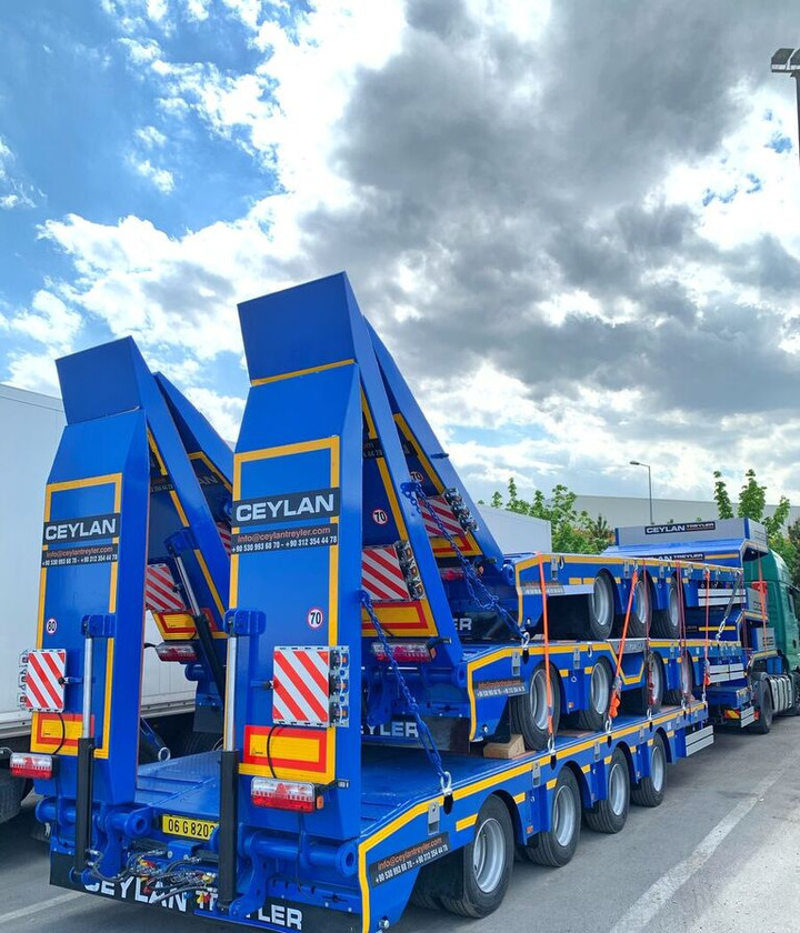 Semi-remorque surbaissé neuf CEYLAN 4 AXLES STANDART & EXTENDABLE LOWBED: photos 22