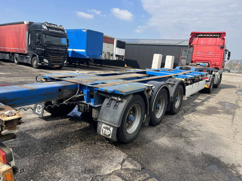 Krone 40FT HC, Voor en achter-uitschuifbaar, BPW 3 stuks - Semi-remorque porte-conteneur/ Caisse mobile: photos 3 Krone 40FT HC, Voor en achter-uitschuifbaar, BPW 3 stuks - Semi-remorque porte-conteneur/ Caisse mobile: photos 3