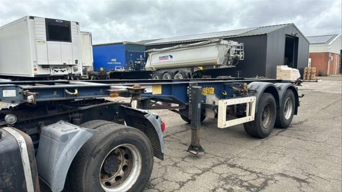 Krone Krone 20FT, SAF/Trommel, Luchtvering - Semi-remorque porte-conteneur/ Caisse mobile: photos 1 Krone Krone 20FT, SAF/Trommel, Luchtvering - Semi-remorque porte-conteneur/ Caisse mobile: photos 1