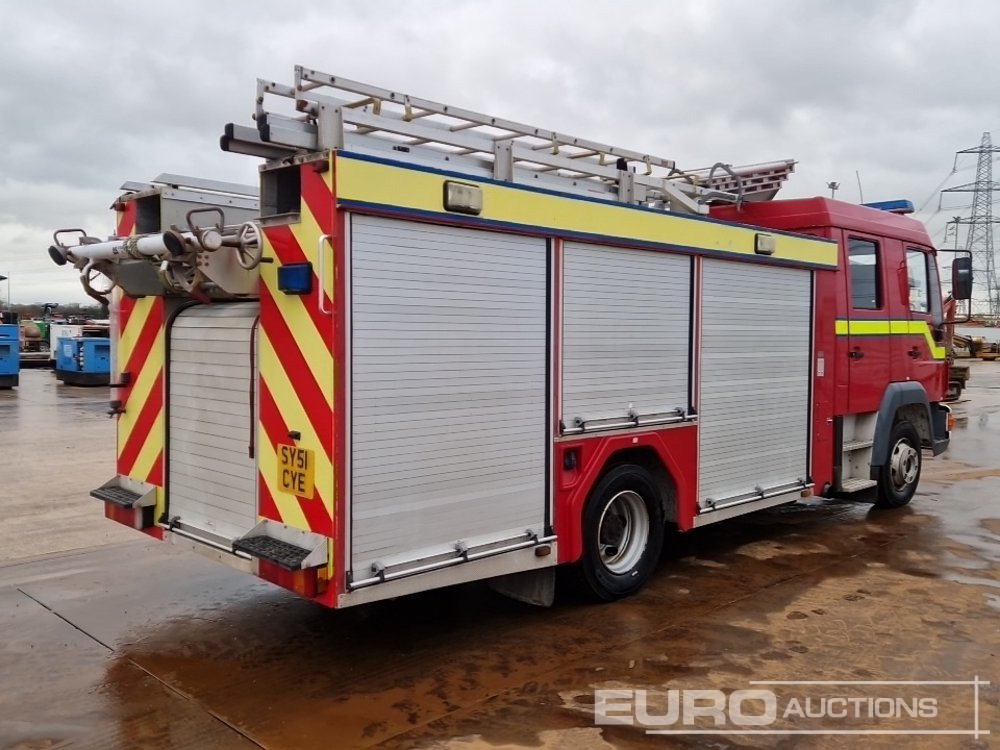 2001 MAN 4x2 Fire Engine, Manual Gearbox - Camion de pompier: photos 5 2001 MAN 4x2 Fire Engine, Manual Gearbox - Camion de pompier: photos 5