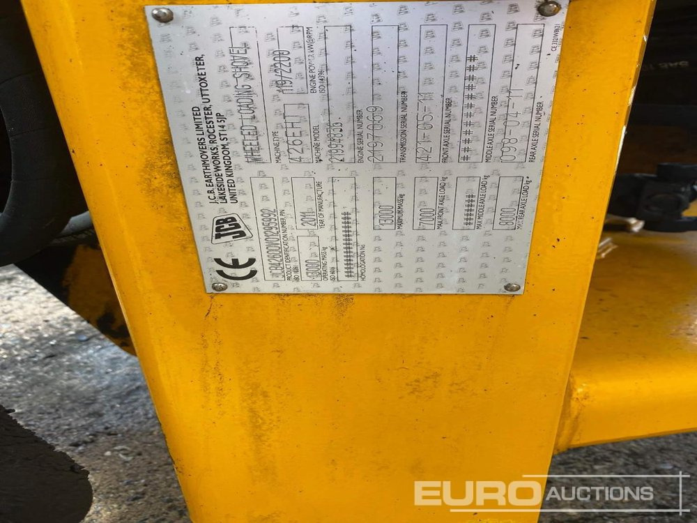 2011 JCB 426HT - Chargeuse sur pneus: photos 5 2011 JCB 426HT - Chargeuse sur pneus: photos 5