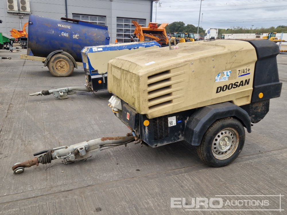 2012 Doosan 741+ 140CFM - Compresseur d'air: photos 2 2012 Doosan 741+ 140CFM - Compresseur d'air: photos 2