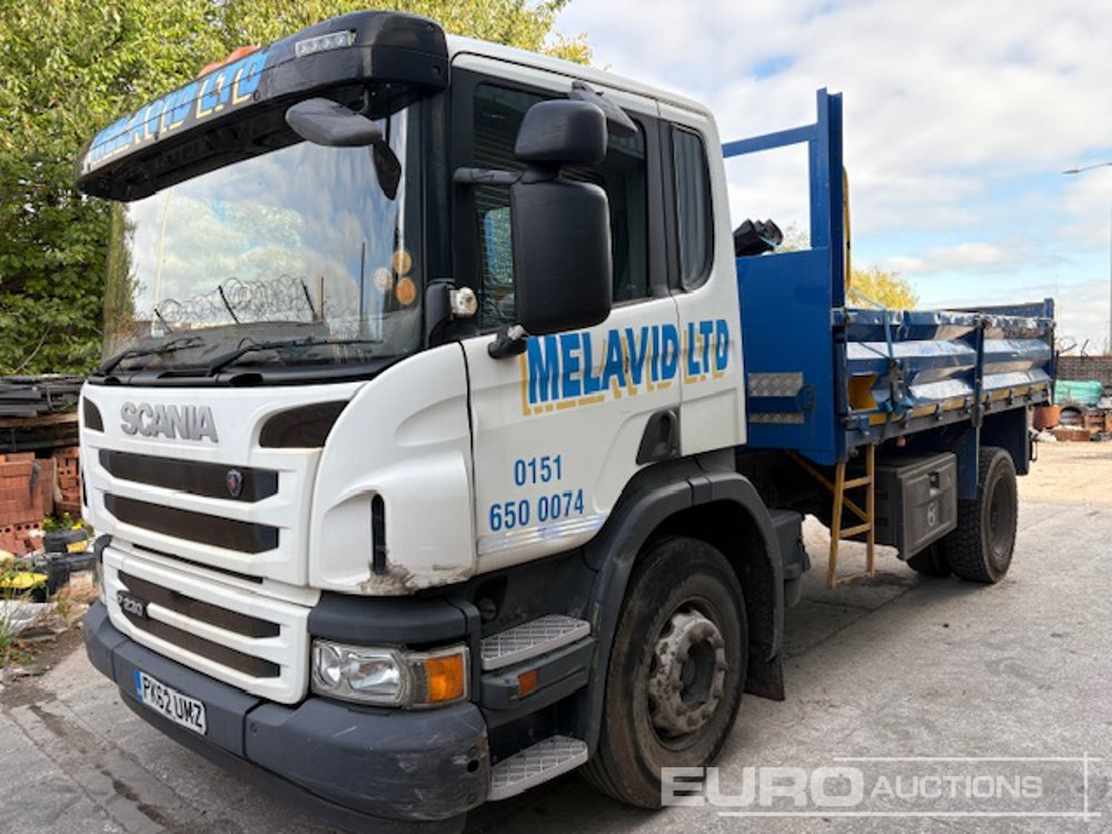 2012 Scania P230 - Camion benne: photos 1 2012 Scania P230 - Camion benne: photos 1