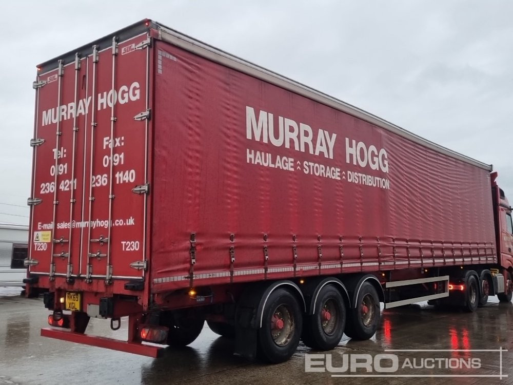 2013 SDC Tri Axle Curtainsider Trailer - Semi-remorque rideaux coulissants: photos 5 2013 SDC Tri Axle Curtainsider Trailer - Semi-remorque rideaux coulissants: photos 5