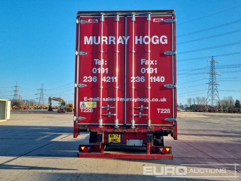 2013 SDC Tri Axle Curtainsider Trailer - Semi-remorque rideaux coulissants: photos 4 2013 SDC Tri Axle Curtainsider Trailer - Semi-remorque rideaux coulissants: photos 4