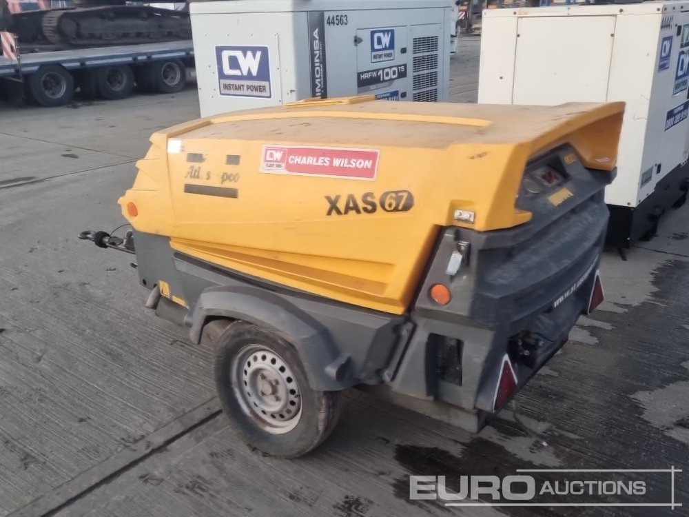 2015 Atlas Copco XAS67KD 130CFM - Compresseur d'air: photos 3 2015 Atlas Copco XAS67KD 130CFM - Compresseur d'air: photos 3