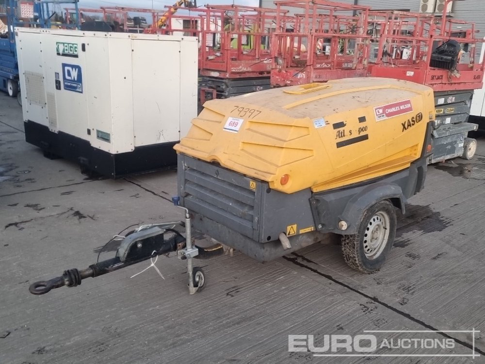 2015 Atlas Copco XAS67KD 130CFM - Compresseur d'air: photos 1 2015 Atlas Copco XAS67KD 130CFM - Compresseur d'air: photos 1