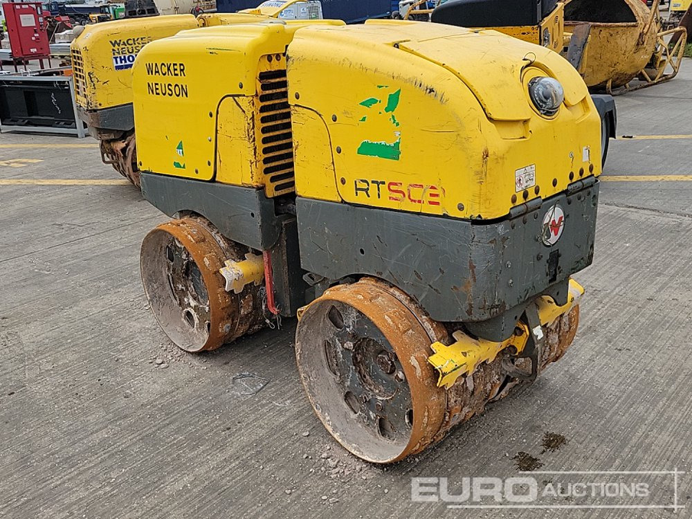 2015 Wacker Neuson Radio Controlled Double Drum Vibrating Padfoot Trench Roller - Travaux routiers: photos 3 2015 Wacker Neuson Radio Controlled Double Drum Vibrating Padfoot Trench Roller - Travaux routiers: photos 3