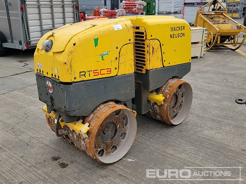 2015 Wacker Neuson Radio Controlled Double Drum Vibrating Padfoot Trench Roller - Travaux routiers: photos 5 2015 Wacker Neuson Radio Controlled Double Drum Vibrating Padfoot Trench Roller - Travaux routiers: photos 5